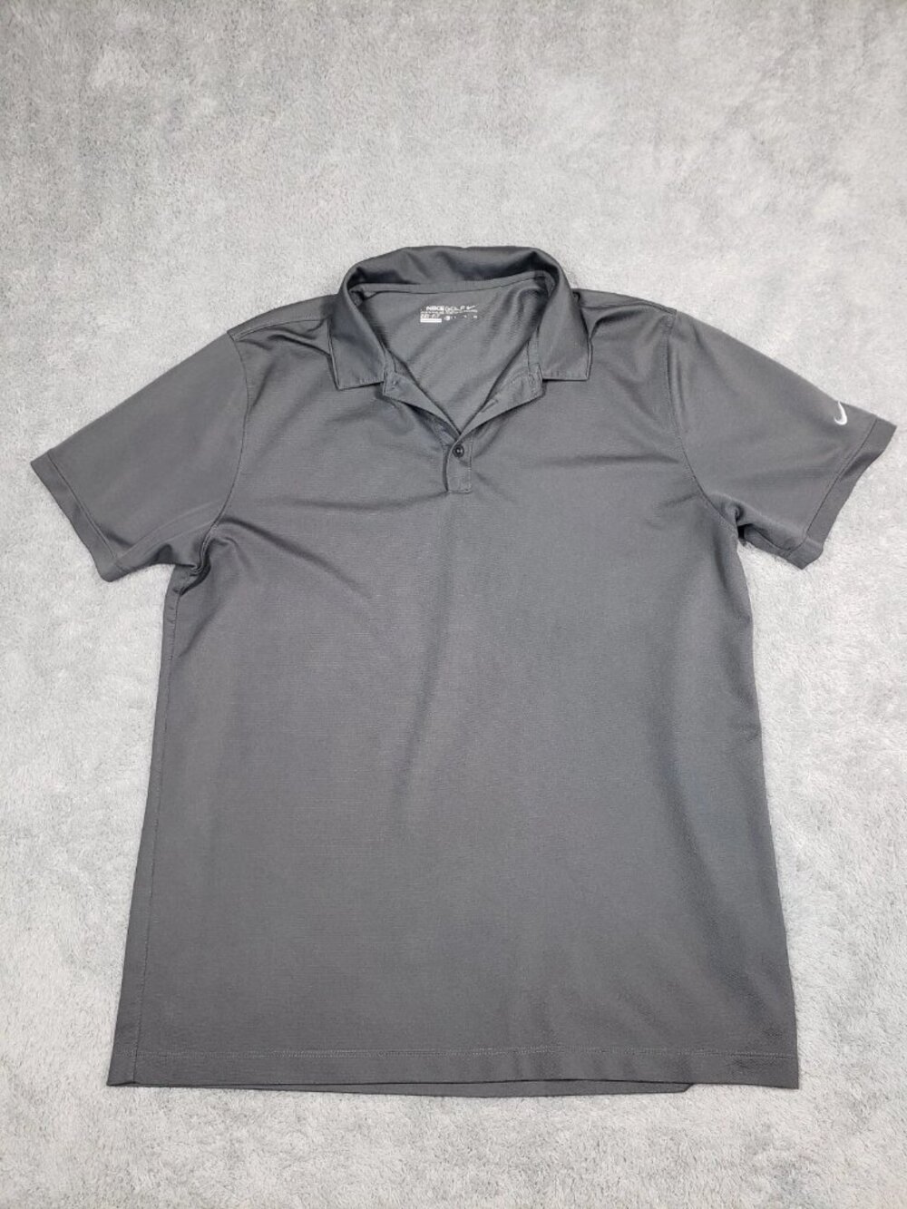 Nike Golf Polo Shirt Men's Size X-Large Gray Dri-Fit Short Sleeve